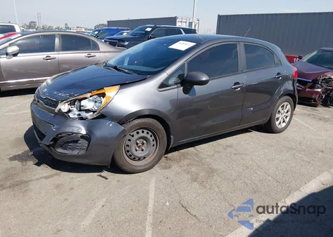 2013 Kia Rio Ex z USA, uszkodzony, nr VIN KNADN5A36D6247774